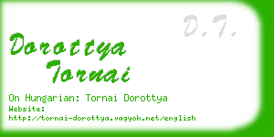 dorottya tornai business card